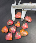Rhodonite hearts