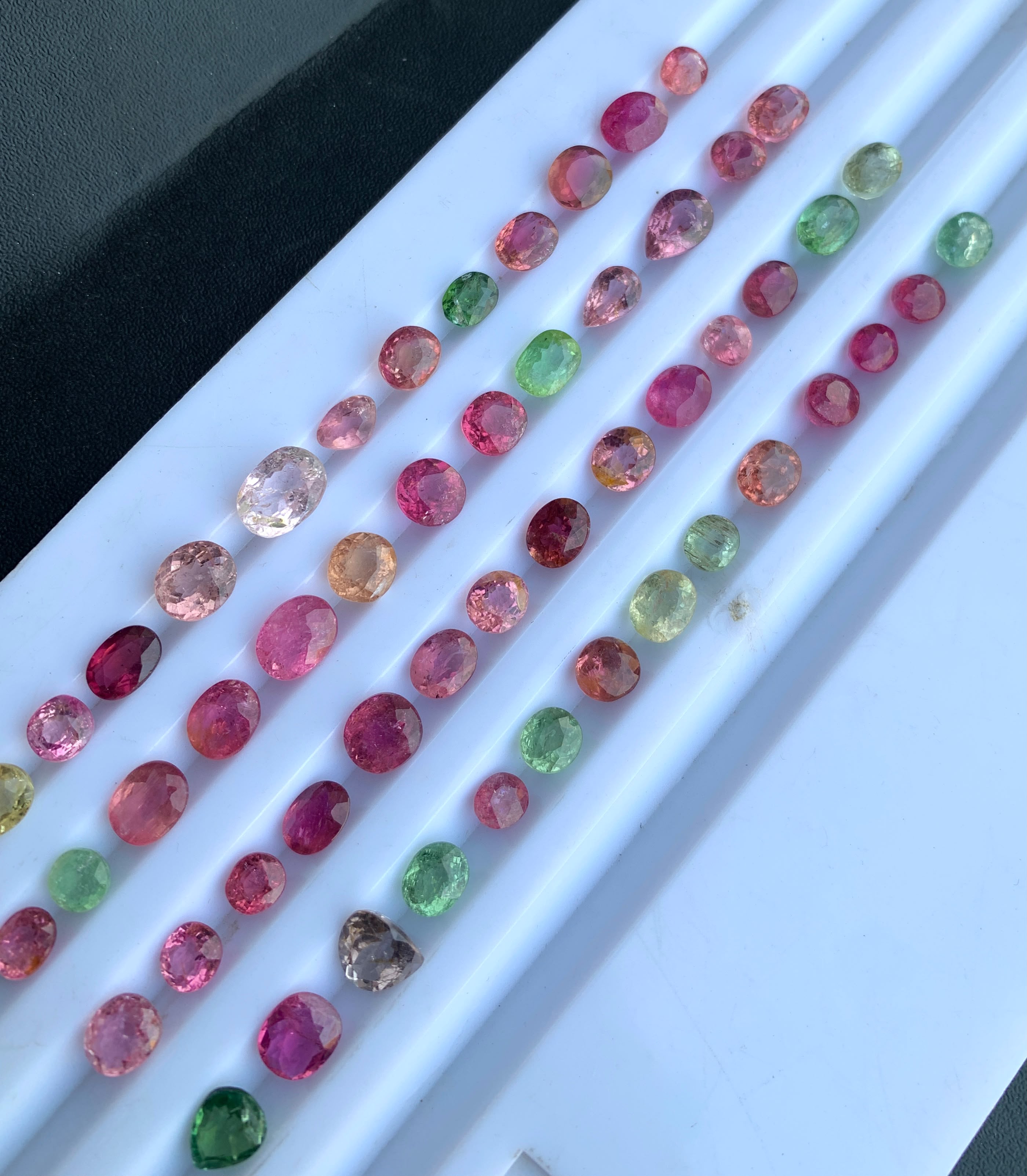 100 carats faceted tourmaline