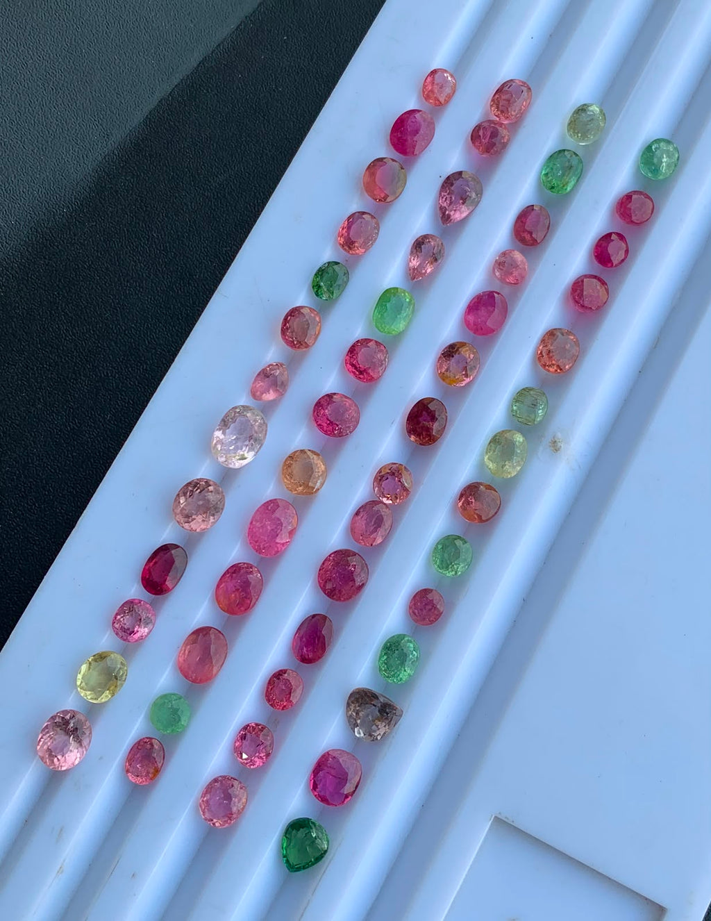 100 carats faceted tourmaline