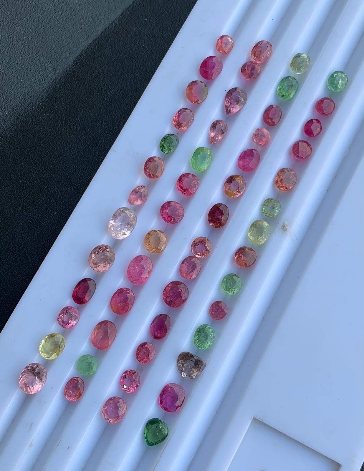 100 carats faceted tourmaline
