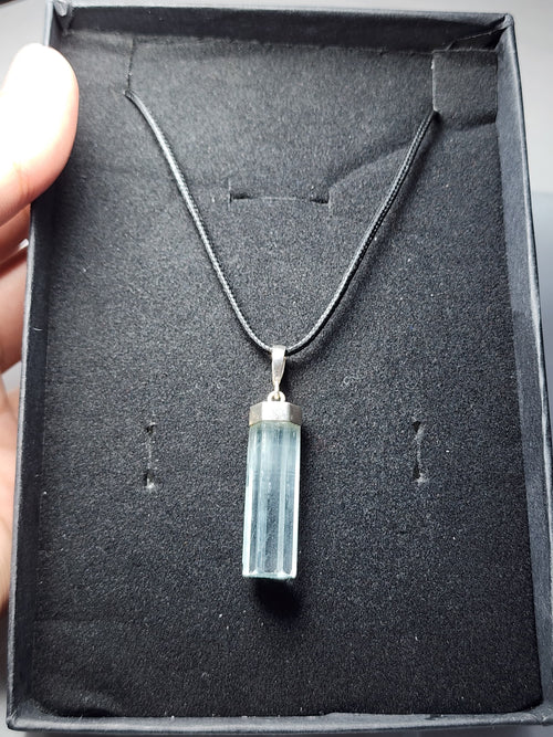 Aquamarine pendant from shigar mine northern areas of Pakistan