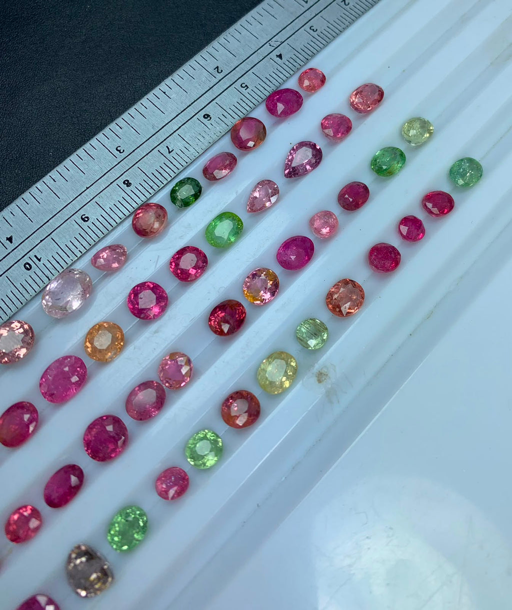 100 carats faceted tourmaline