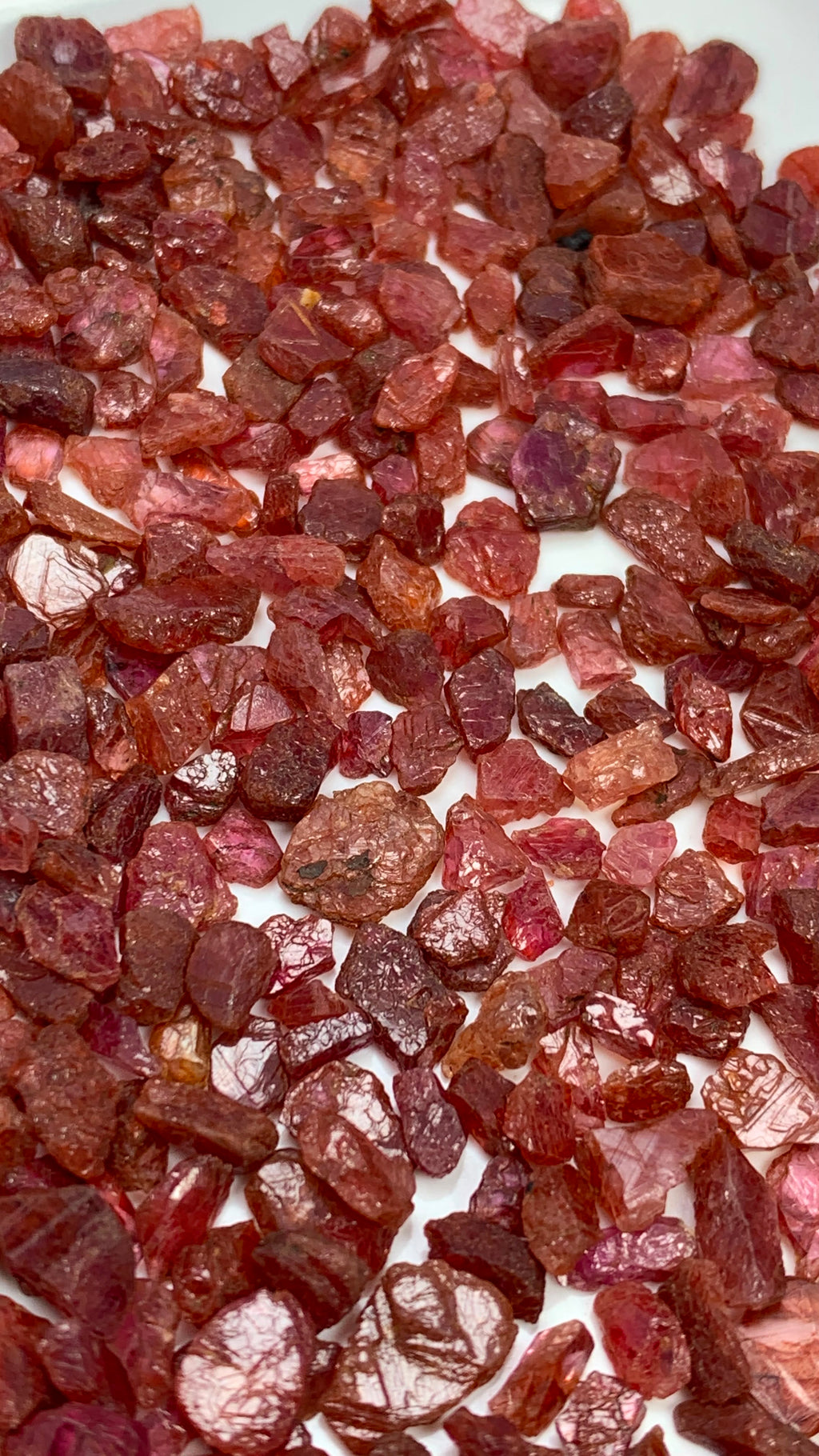 Ruby crystals