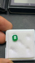 Faceted emerald from swat