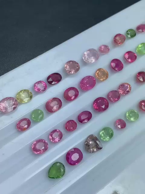 100 carats faceted tourmaline